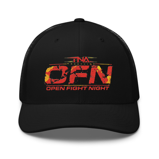 TNA "Open Fight Night" Trucker Hat Trucker PW Catalog
