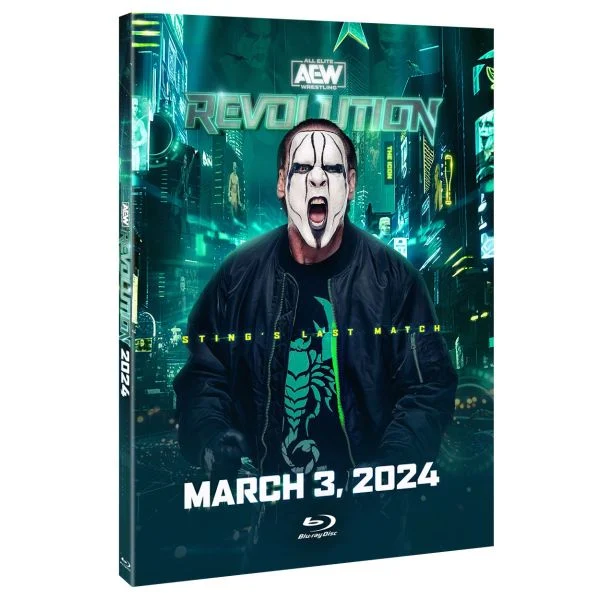 AEW Revolution Mar. 3, 2024 Blu-ray Disc DVD PW Catalog