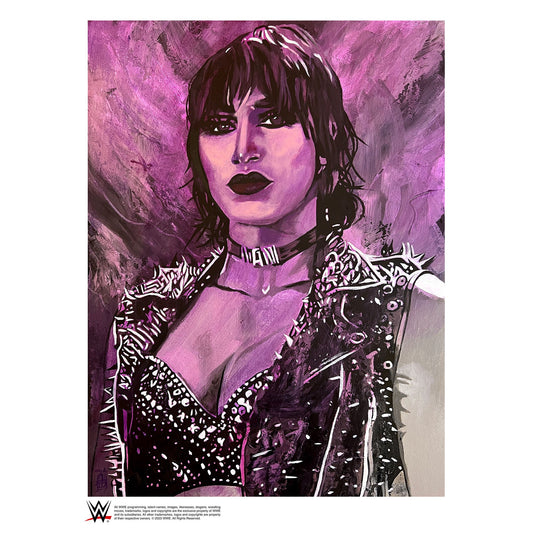 Rhea Ripley 11" x 14" Rob Schamberger Superstar Print Photo PWcatalog