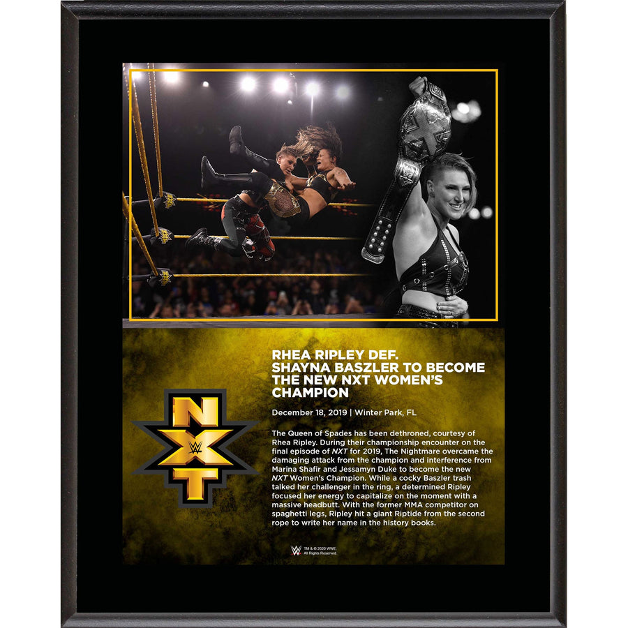Rhea Ripley WWE Framed 10.5" x 13" New NXT Champion Collage
