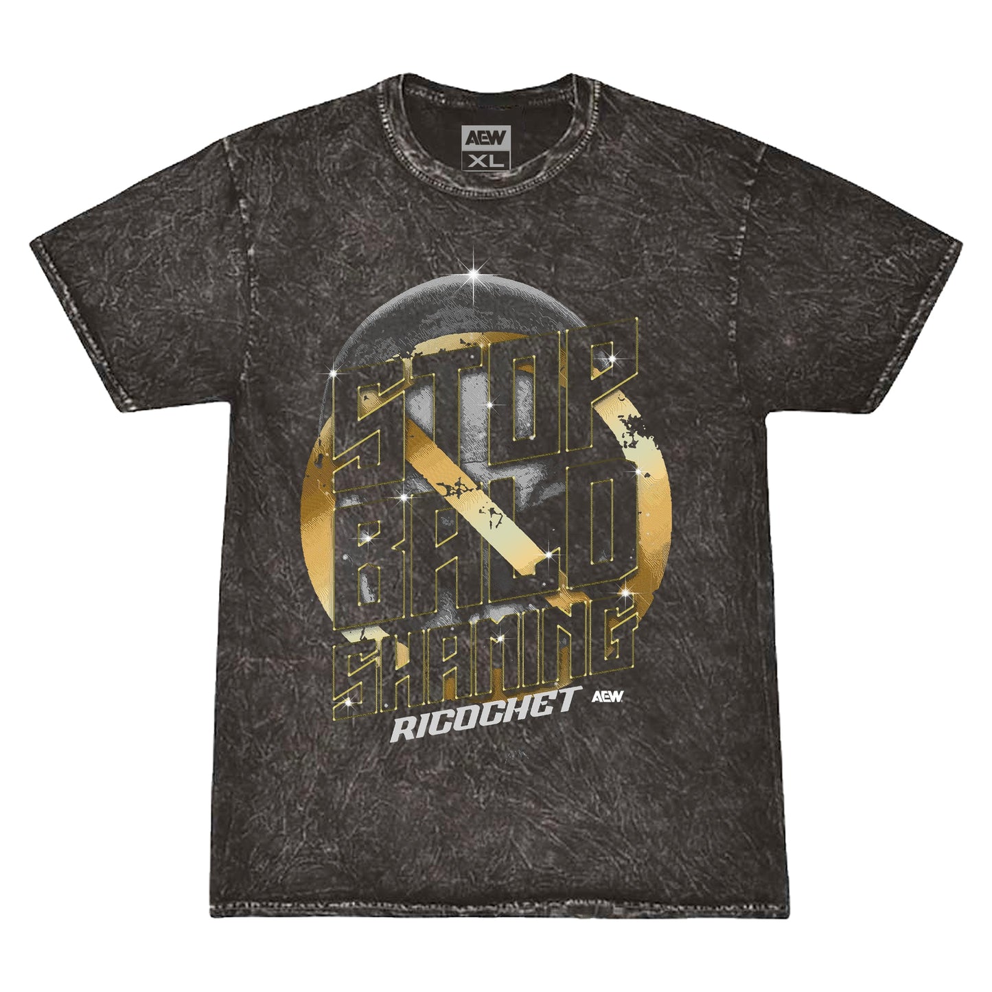 Ricochet Stop Bald Shaming Mineral Wash T-Shirt T-Shirt PW Catalog