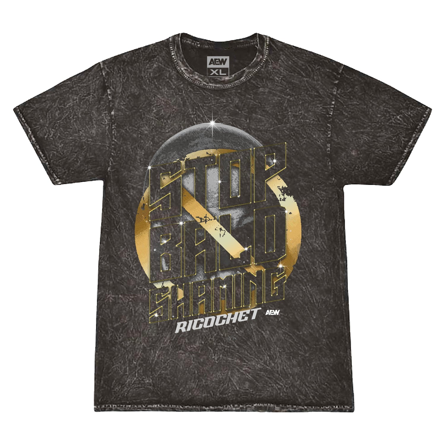 Ricochet Stop Bald Shaming Mineral Wash T-Shirt T-Shirt PW Catalog