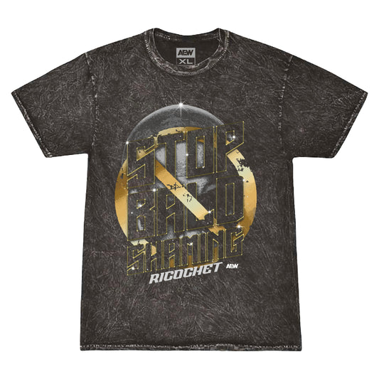 Ricochet Stop Bald Shaming Mineral Wash T-Shirt T-Shirt PW Catalog