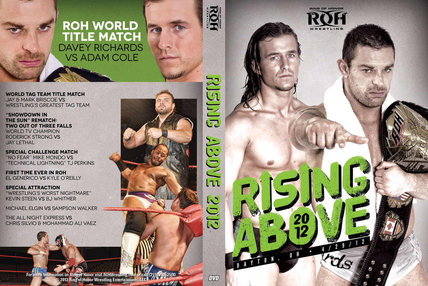 Rising Above 2012- Dayton, OH 4/29/12 (DVD)