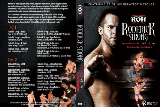 Roderick Strong: Messiah of the Backbreaker (2 Disc Set) PW Catalog