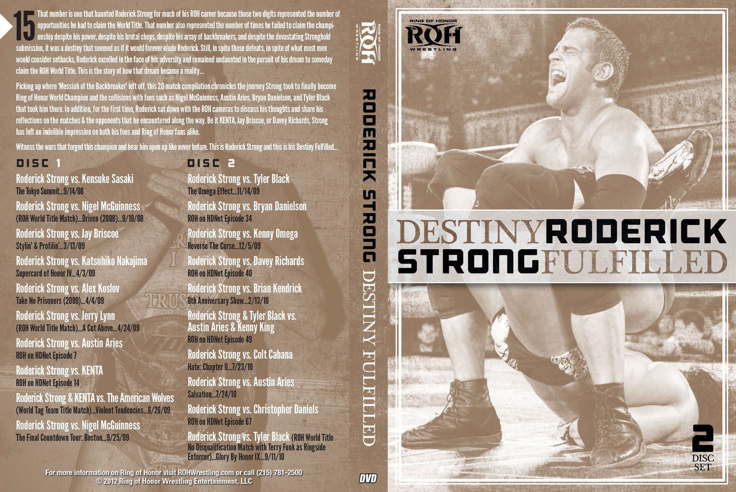 Roderick Strong: Destiny Fulfilled (2 Disc Set)