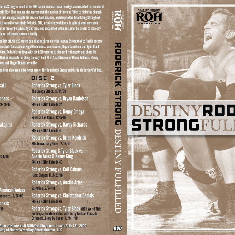 Roderick Strong: Destiny Fulfilled (2 Disc Set)
