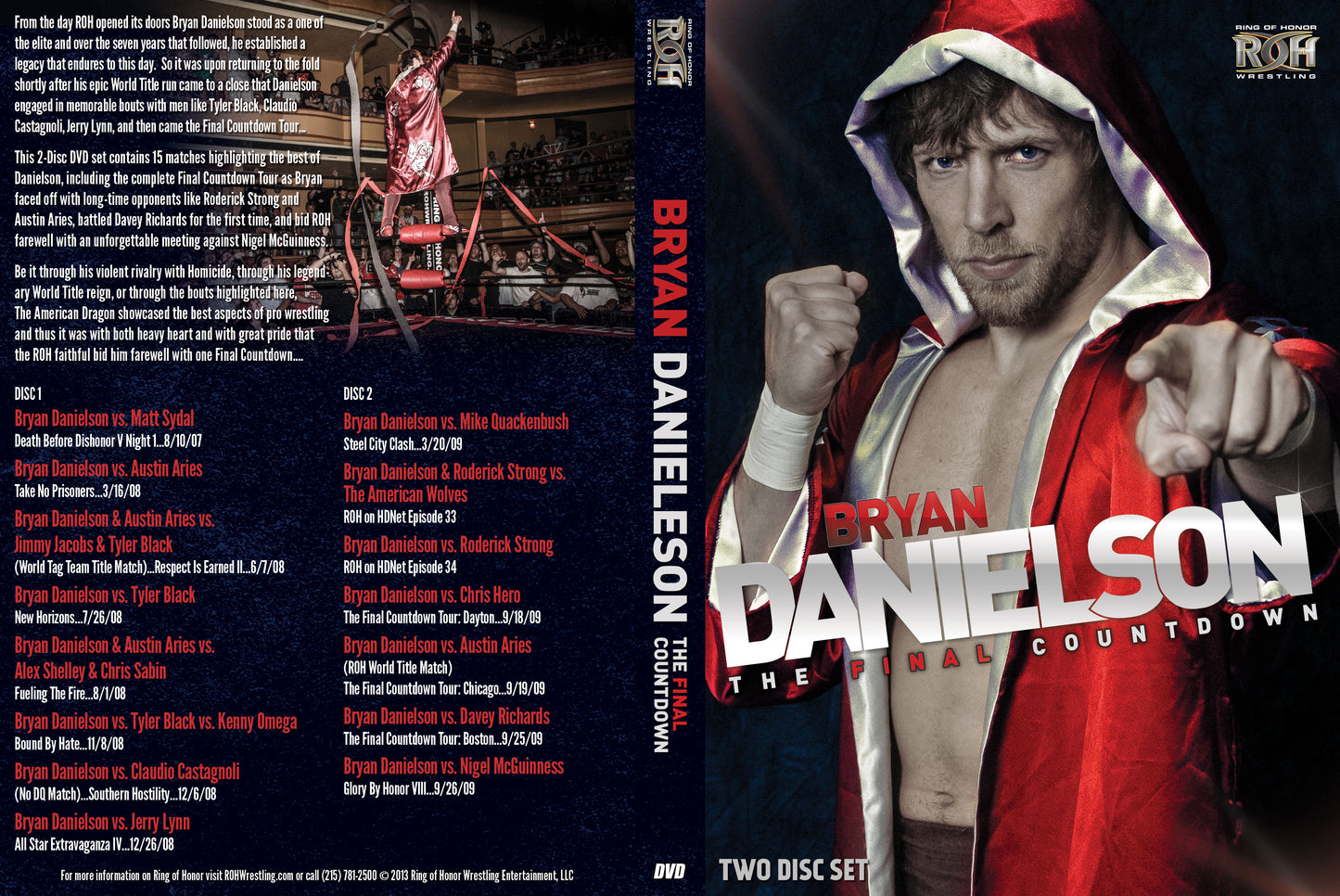 BRYAN DANIELSON: THE FINAL COUNTDOWN DVD (2 DISC SET)