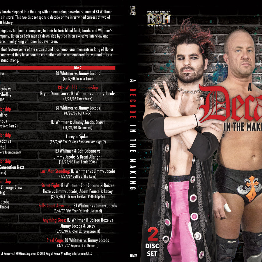 A DECADE IN THE MAKING: Jimmy Jacobs & BJ Whitmer Story