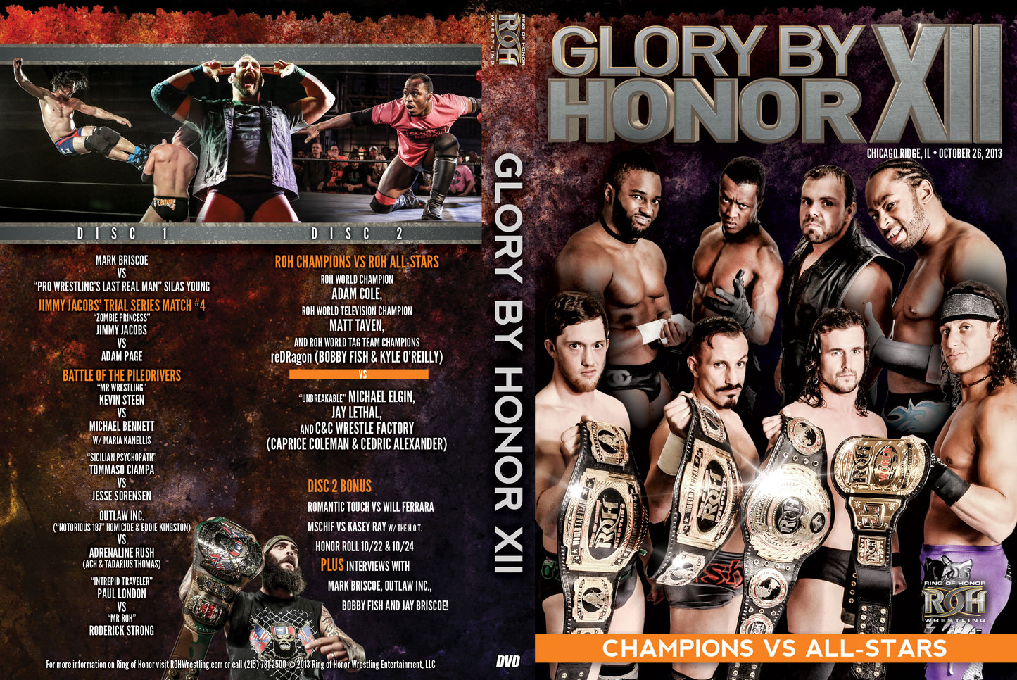 GLORY BY HONOR XII: CHAMPIONS VS ALL STARS - 10/26/13 CHICAGO RIDGE, IL