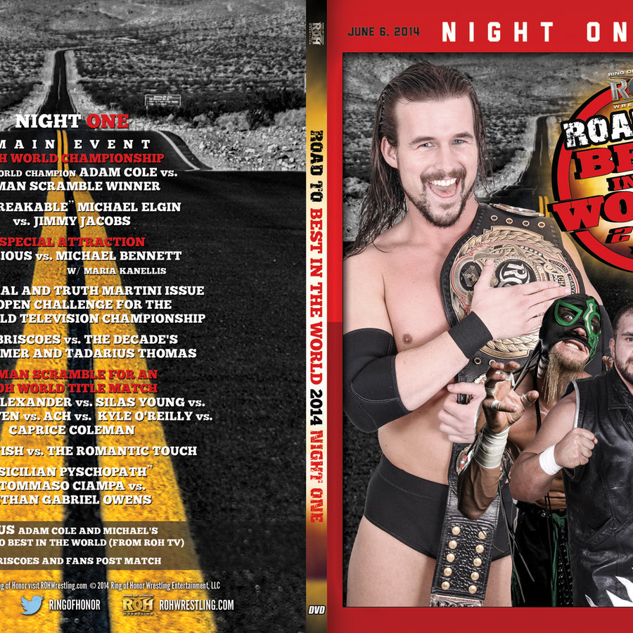 06/06/14 ROAD TO BITW '14 NIGHT 1 - CARBONDALE, IL (DVD)