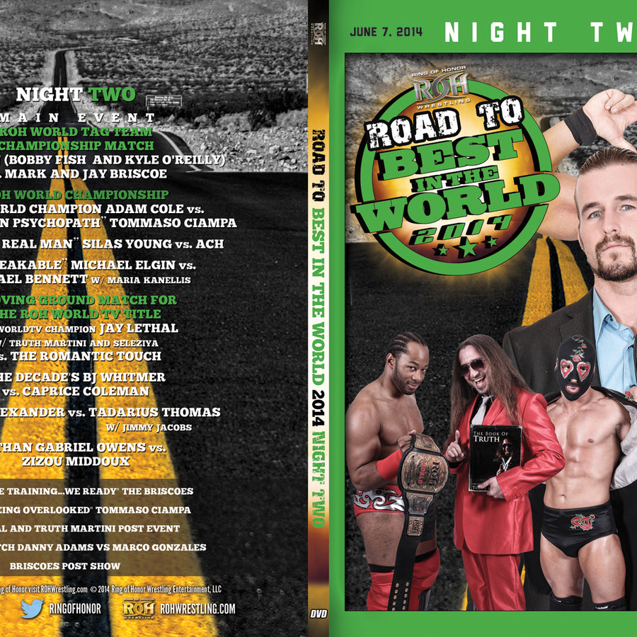 06/07/14 ROAD TO BITW '14 NIGHT 2 - COLLINSVILLE, IL (DVD)