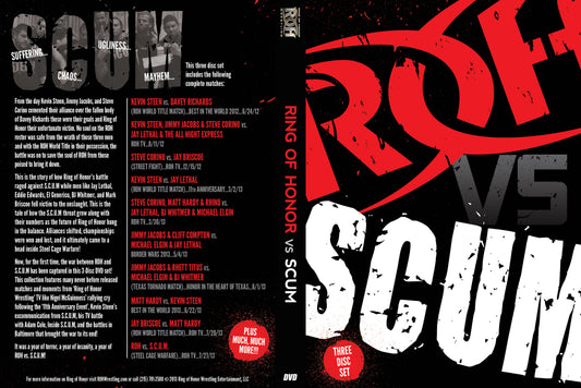 ROH VS SCUM 3 DISC DVD DVD PW Catalog