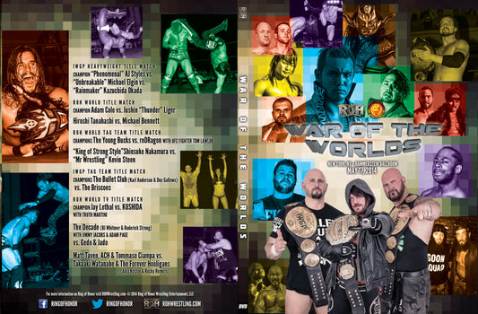 5/17/14 ROH - NEW Japan "WAR OF the Worlds" DVD
