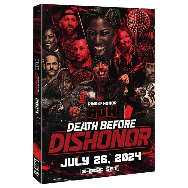ROH Death Before Dishonor 2024 DVD 2-Disc Set DVD PW Catalog