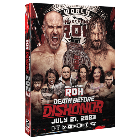 ROH Death Before Dishonor 2023 DVD 2-Disc Set DVD PW Catalog