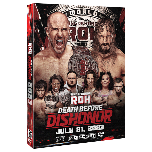 ROH Death Before Dishonor 2023 DVD 2-Disc Set DVD PW Catalog