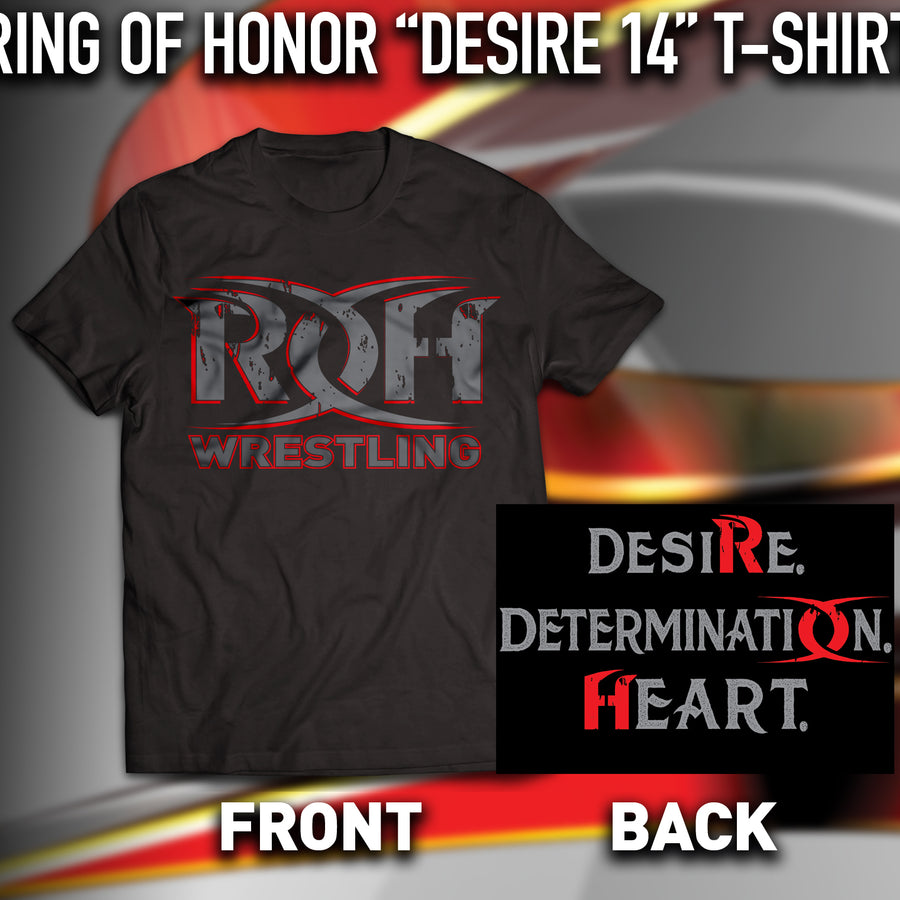 RING OF HONOR "DESIRE 14" T-SHIRT