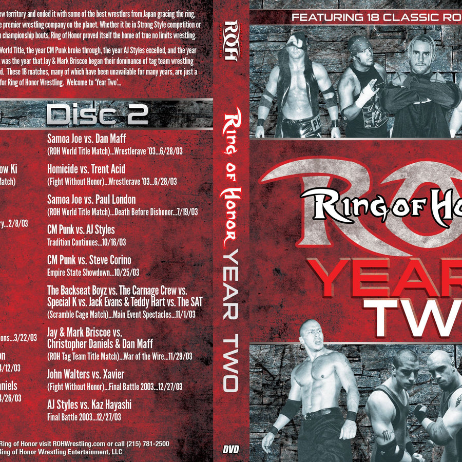 Ring of Honor: Year Two (2 Disc Set)