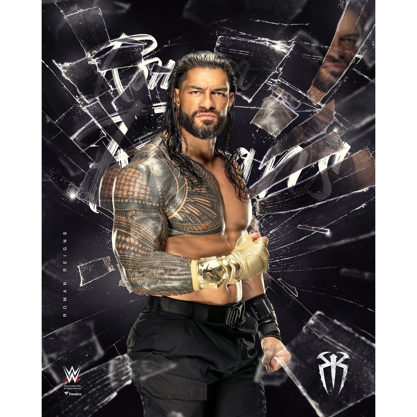 Roman Reigns Unsigned 16" x 20" Shattered Photograph