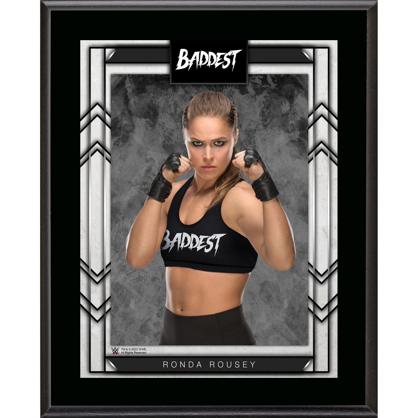 Ronda Rousey 10.5" x 13" Sublimated Plaque