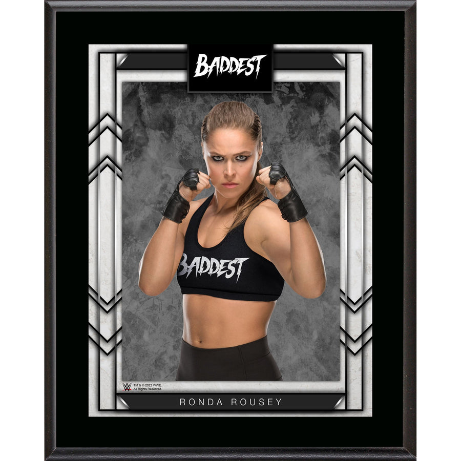 Ronda Rousey 10.5" x 13" Sublimated Plaque