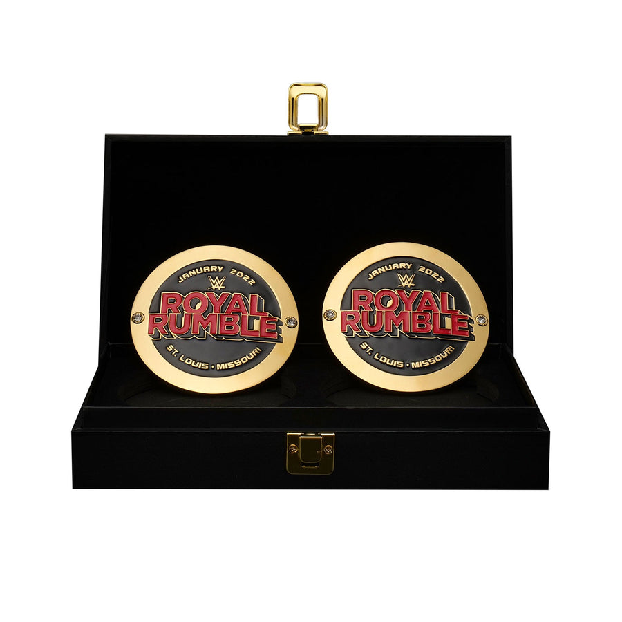 Royal Rumble 2022 Championship Replica Side Plate Box Set