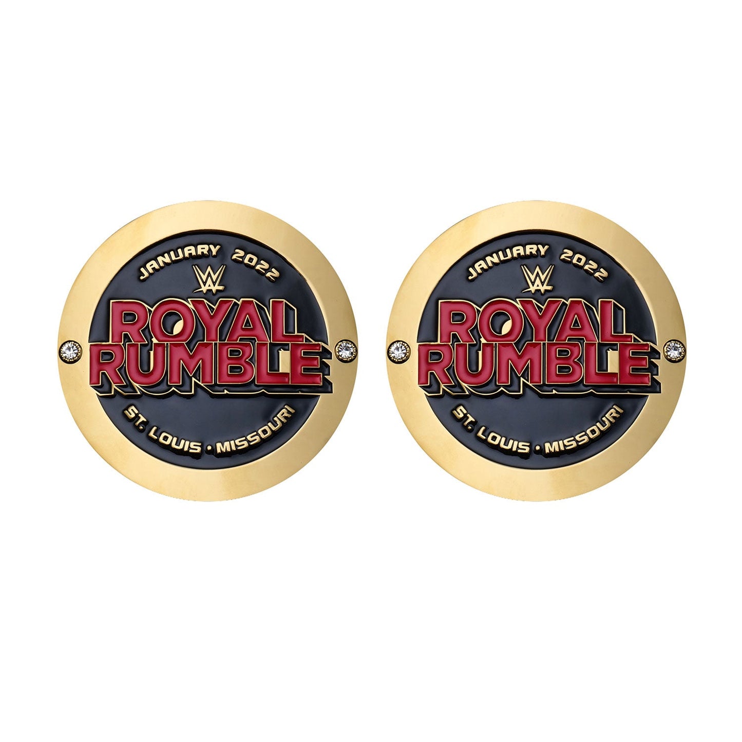 Royal Rumble 2022 Championship Replica Side Plate Box Set