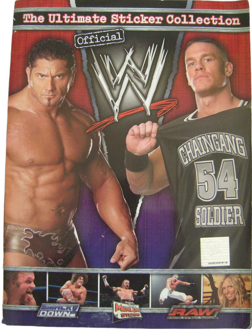 WWE Stickers Album 2005 Stickers Album PW Catalog