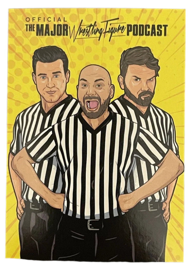 Major Wrestling Figure Podcast Major Bendies Referee TTD [Exclusive] Action & Toy Figures PWcatalog