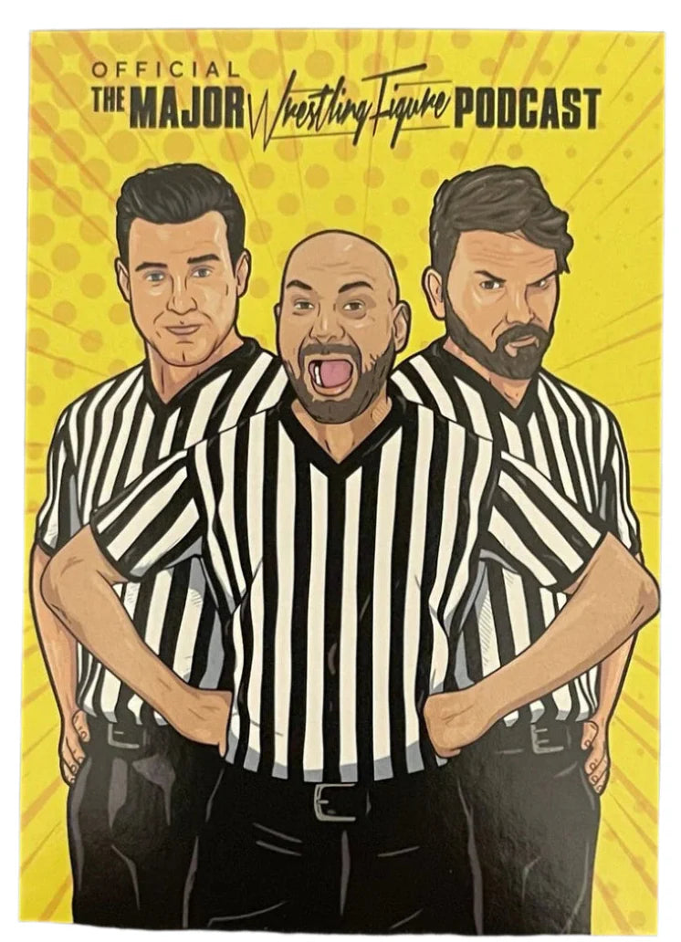 Major Wrestling Figure Podcast Major Bendies Referee John Cone [Exclusive] Action & Toy Figures PWcatalog
