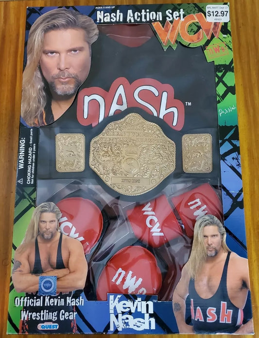WCW Kevin Nash Action Set 1998 (Red) - image 2