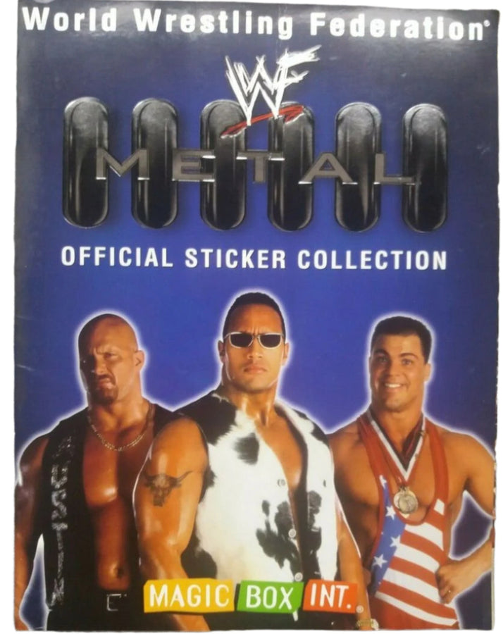 WWF Metal Stickers Album 2001 Stickers Album PW Catalog