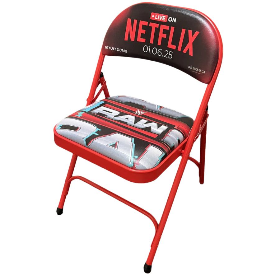 WWE Live on Netflix January 6, 2025 Ringside Chair Chairs PWcatalog