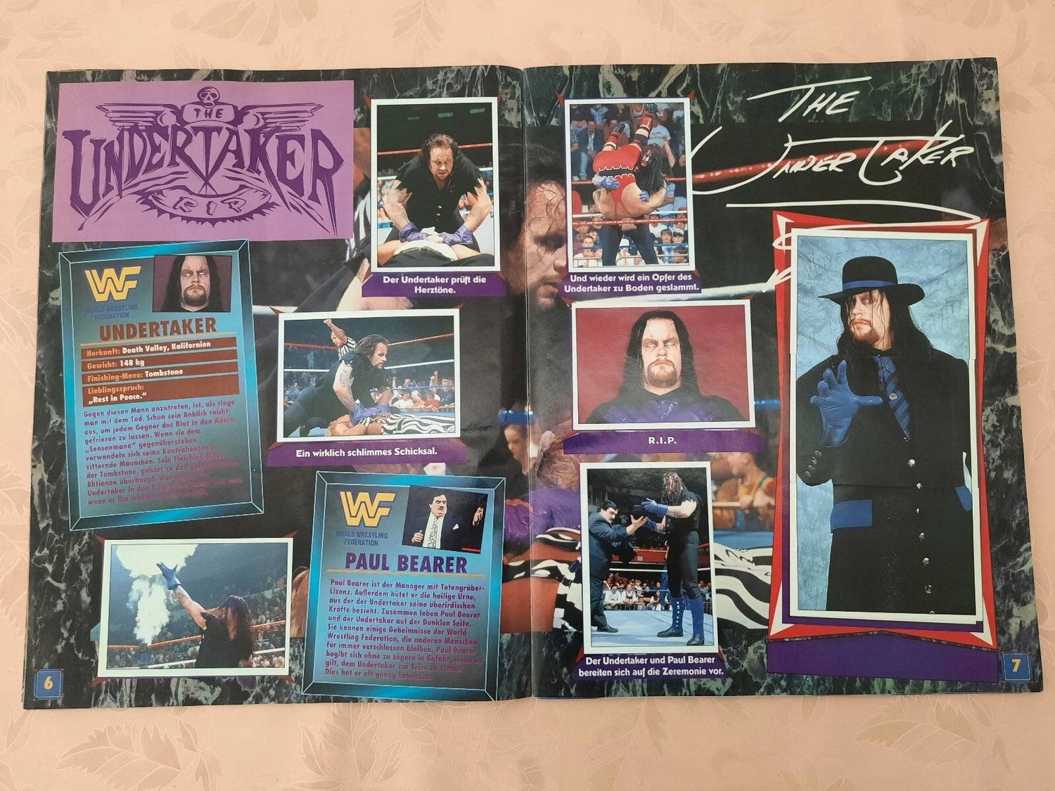 WWF Stickers Album 1995 Stickers Album PW Catalog