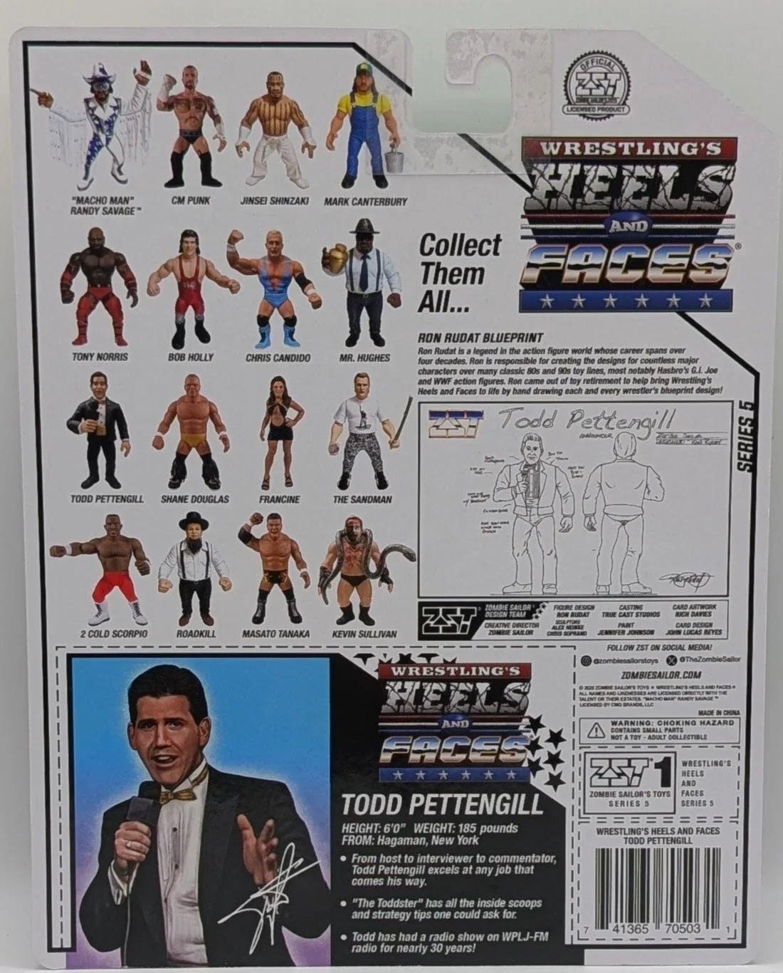 Zombie Sailor's Toys Wrestling's Heels & Faces 5 Todd Pettengill