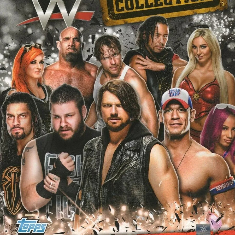 WWE Official Stickers Collection Album 2017 Stickers Album PW Catalog