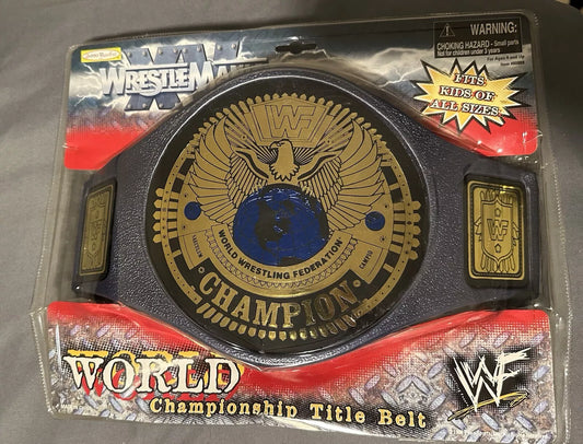 WWF Winged Eagle Championship Foam Belt 1998 WrestleMania XX by Jakks Pacific