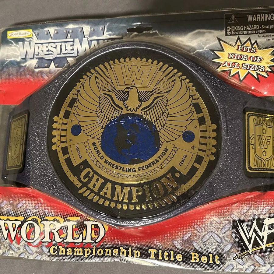 WWF Winged Eagle Championship foam belt 1998 WrestleMania XX by Jakks Pacific PWcatalog