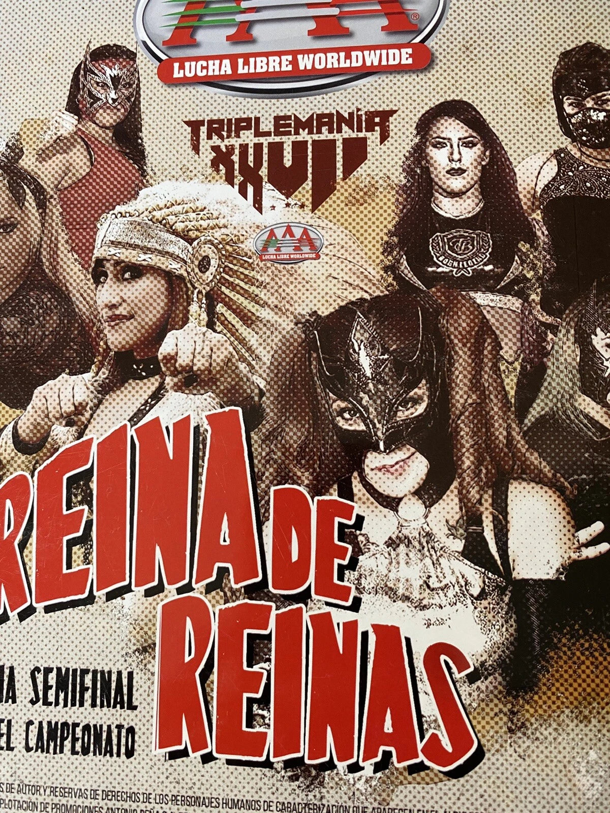 AAA Triplemania XXVII Blue Demon vs. Wagner Stickers Album 2019 From Mexico Stickers Album PW Catalog