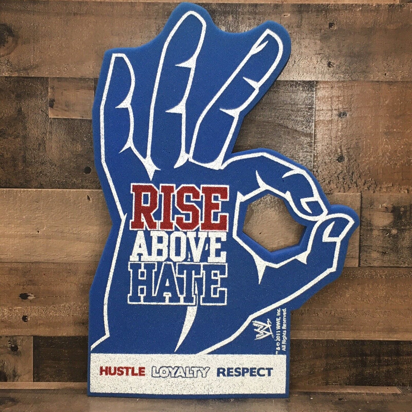 WWE John Cena foam fingers Rise Above Hate