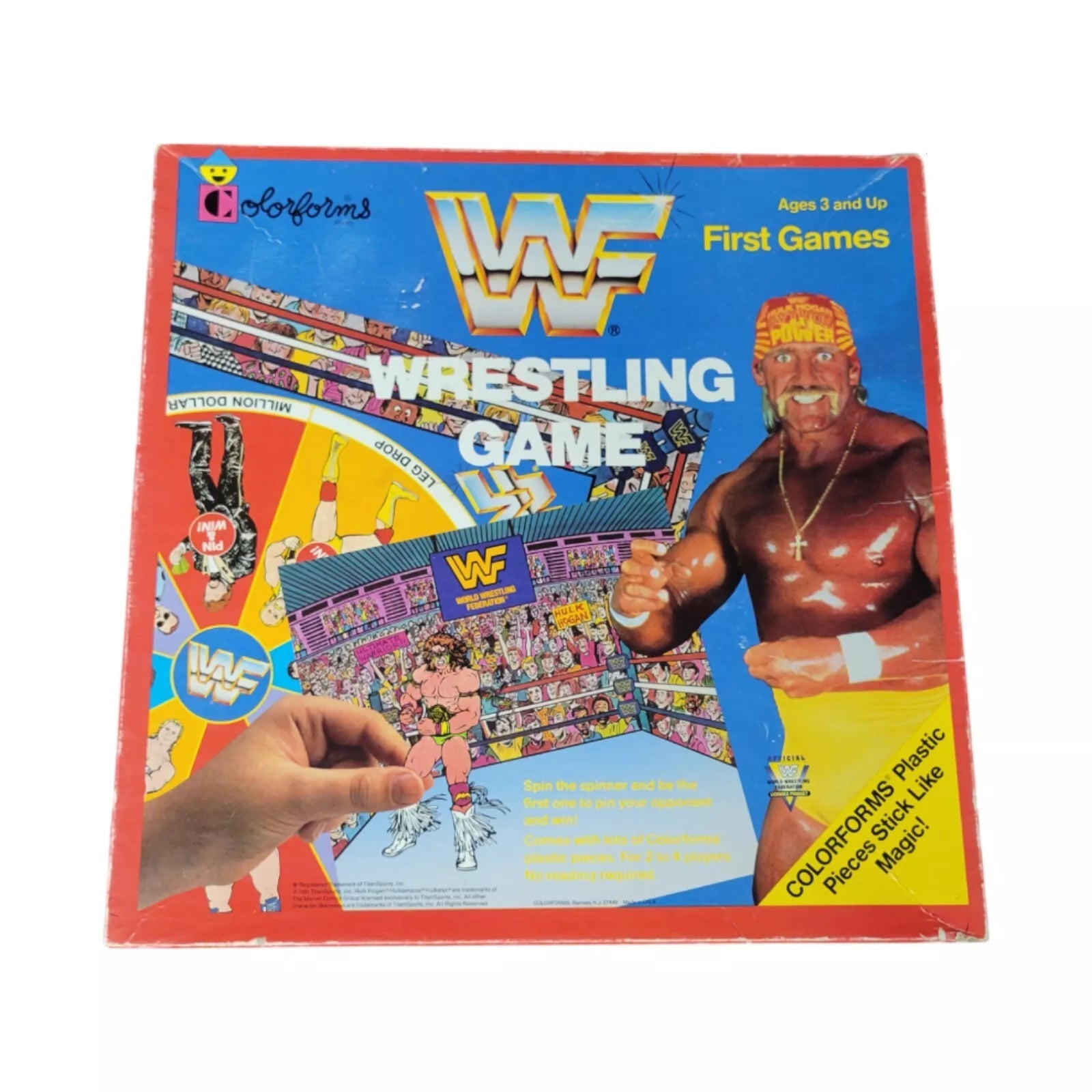 WWF Wrestling Game 1991 By Colorforms – PW Catalog