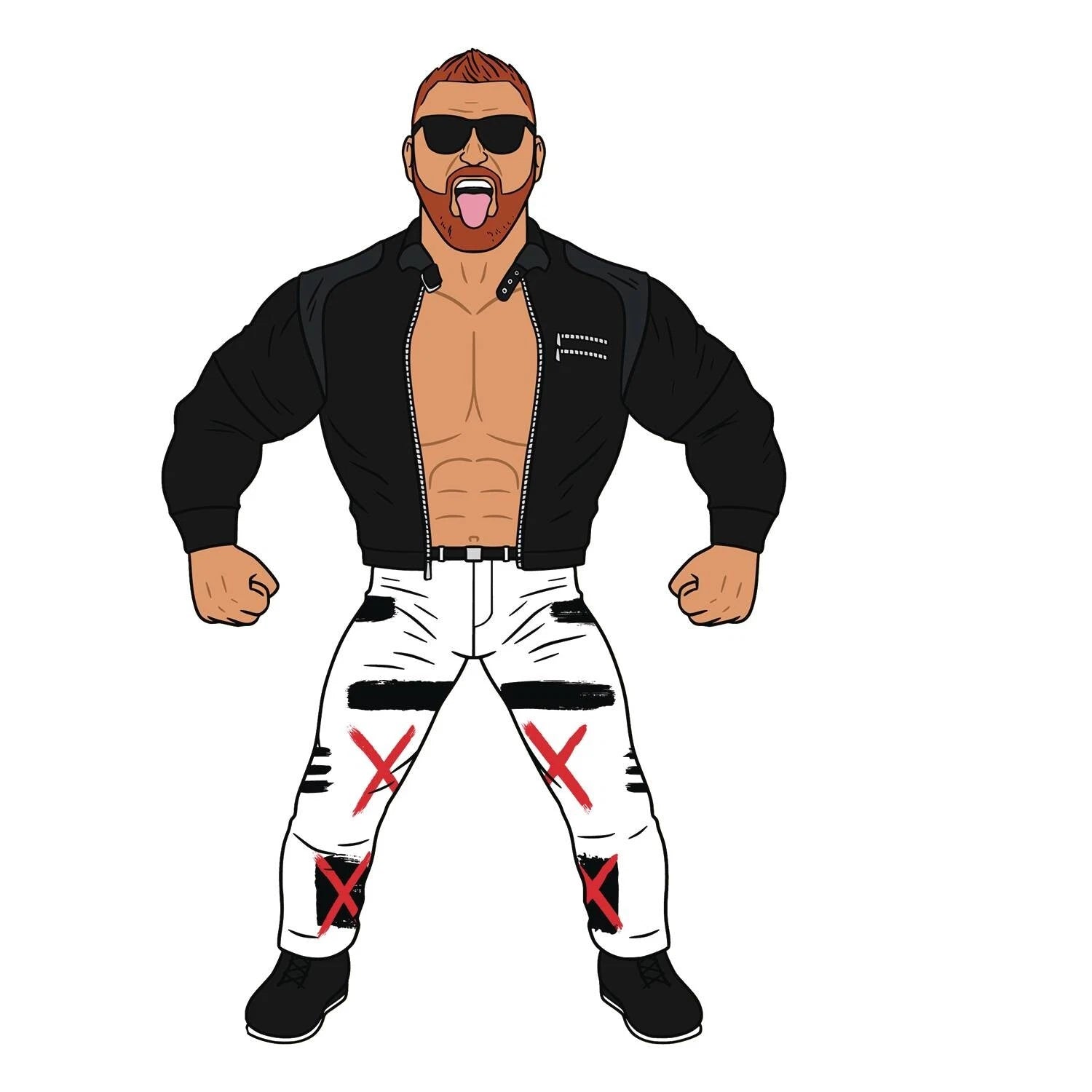 Major Wrestling Figure Podcast Major Bendies Series 5 Heath Slater Action & Toy Figures PWcatalog