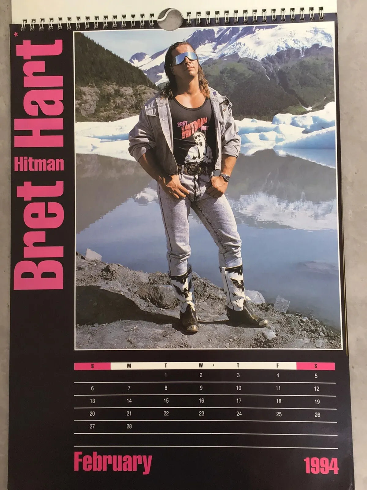 WWF The Official Calendar 1994 Undertaker PW Catalog