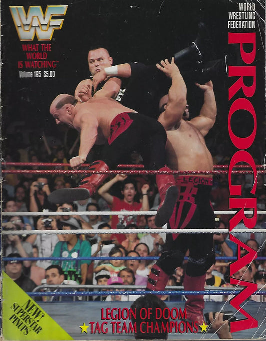 WWF Wrestling Program Vol. 195