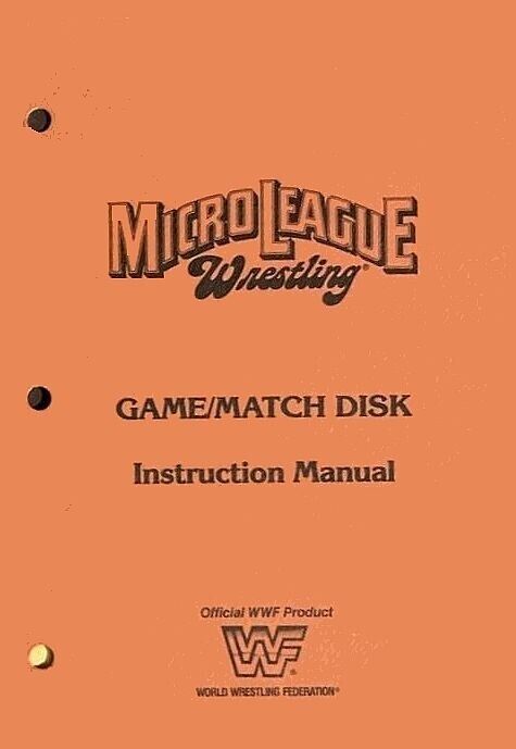 WWF MicroLeague Wrestling [Commodore 64] PWcatalog