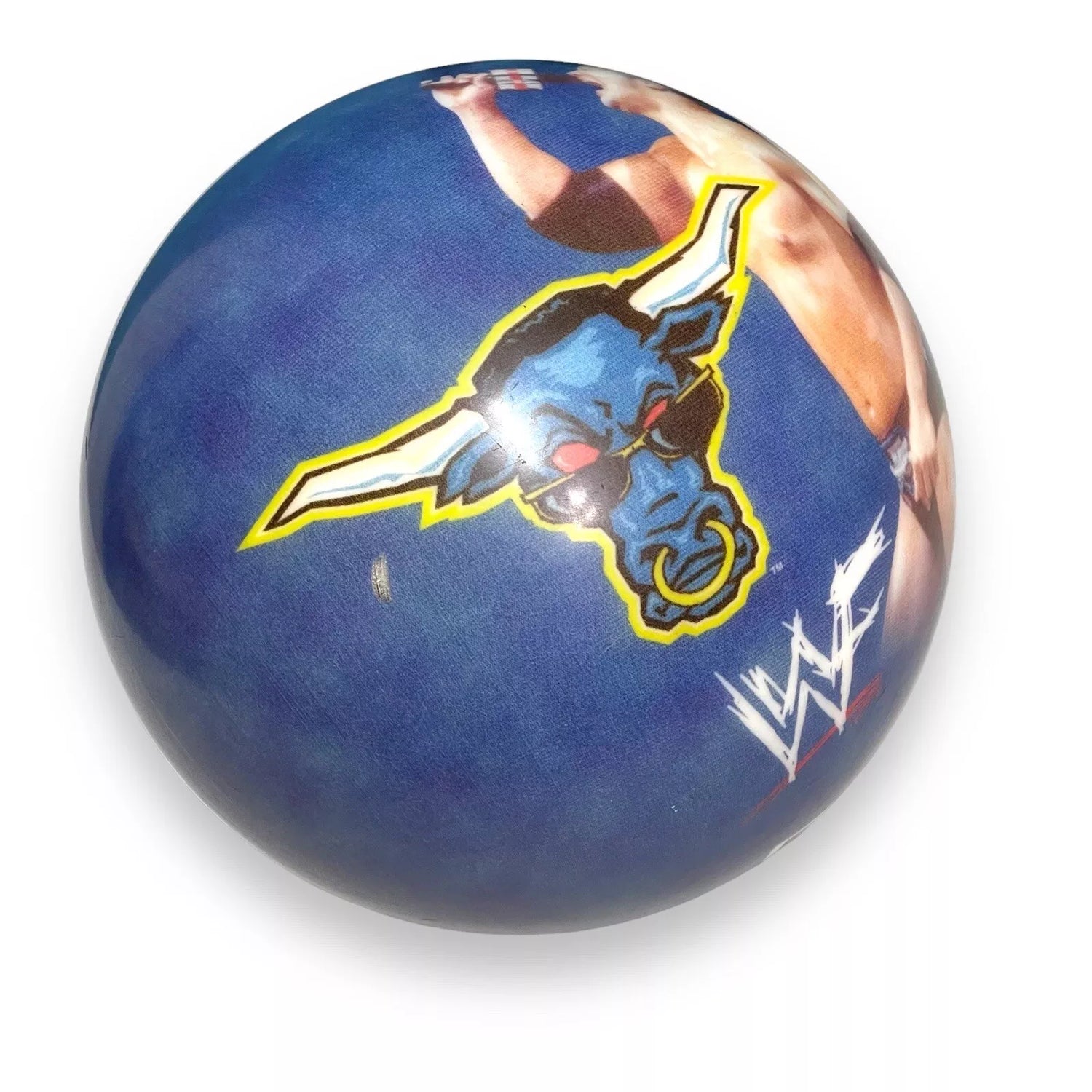 The Rock Bowling Ball WWF Viz-A-Ball 2001 Pwcatalog