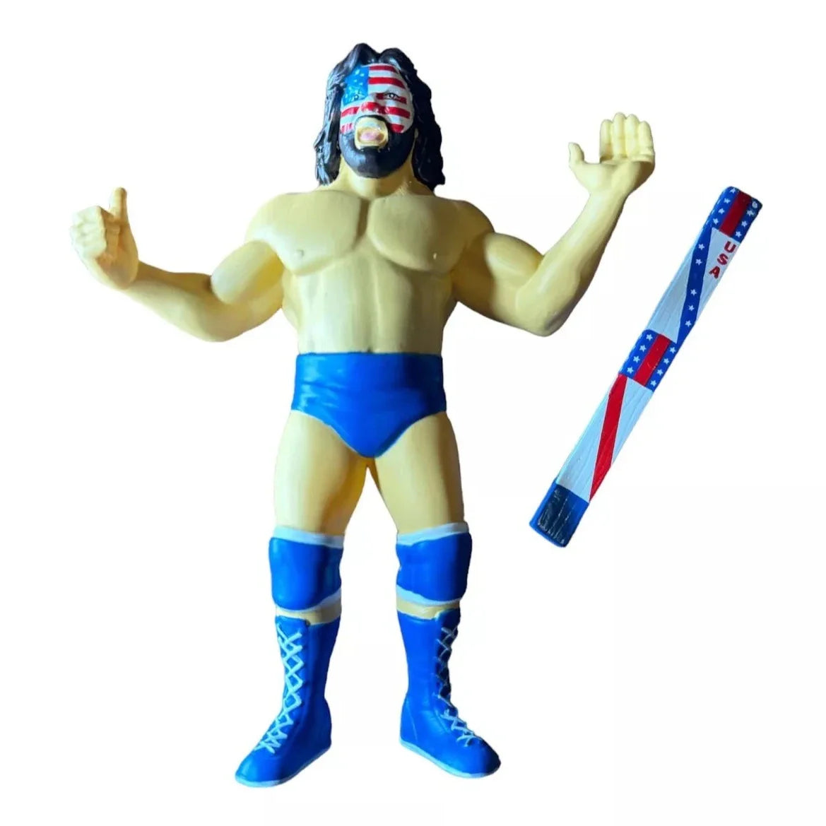 Big Rubber Guys Hacksaw Jim Duggan USA face paint Series 6 Action & Toy Figures PWcatalog