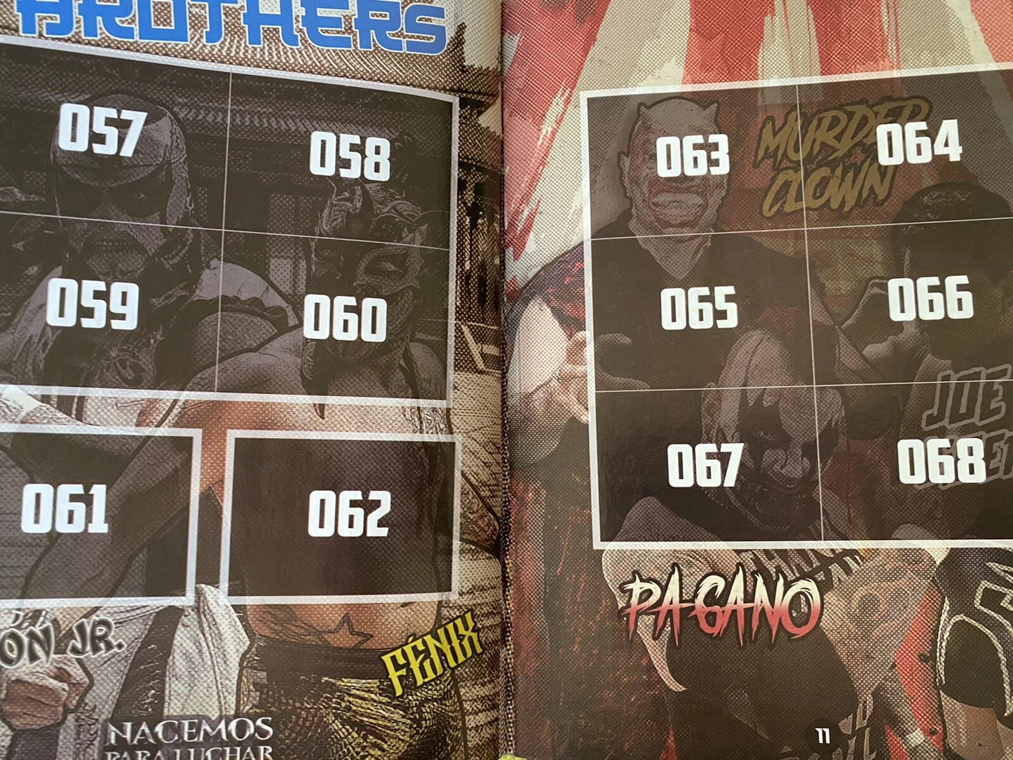 AAA Triplemania XXVII Blue Demon vs. Wagner Stickers Album 2019 From Mexico Stickers Album PW Catalog