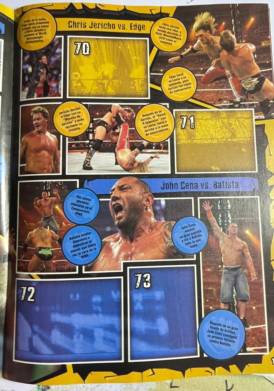 WWE Icons Stickers Album 2010 Stickers Album PW Catalog